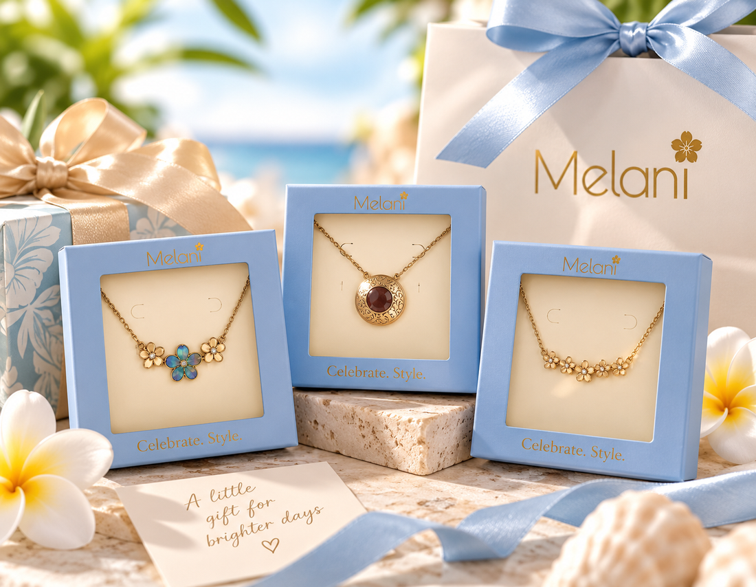 Melani signature jewelry gift packaging