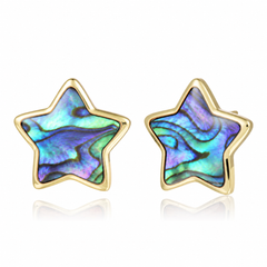Statement Earrings - Abalone - 0048