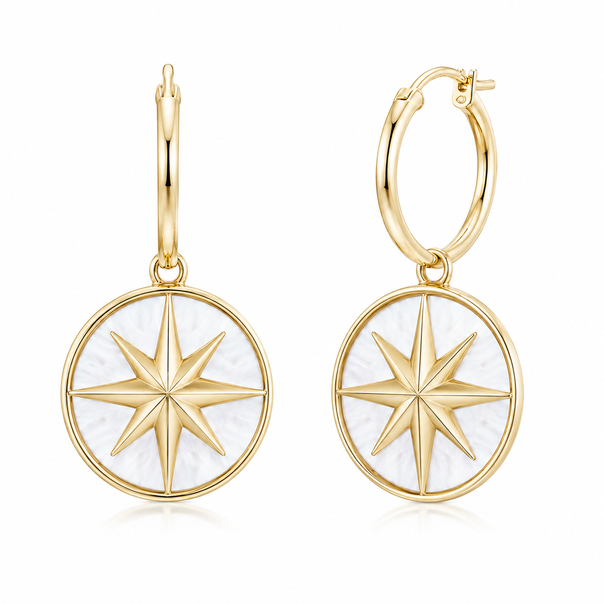 Ocean Earrings - White MOP - 0051
