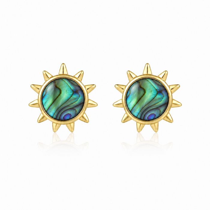 Statement Earrings - Abalone - 0053