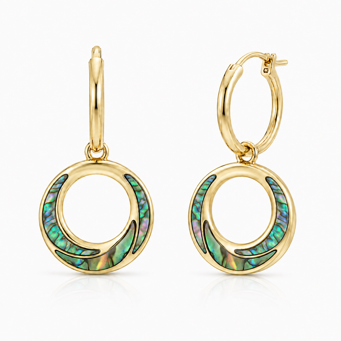 Ocean Earrings - Abalone - 0075