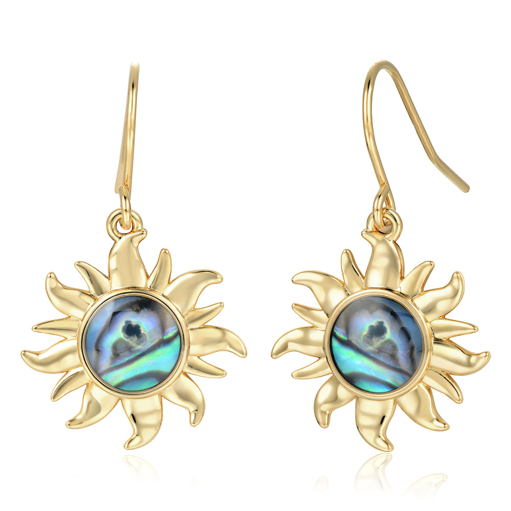 Statement Earrings - Abalone - 0094