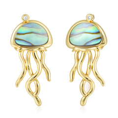 Ocean Earrings - Abalone - 0134