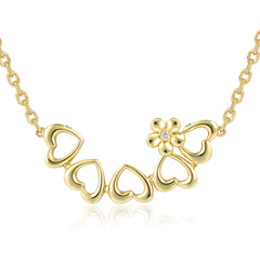Island Floral Necklace - Plain - 0009