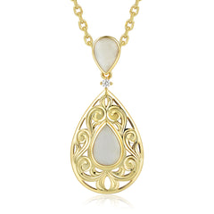Everyday Pendant - White MOP - 0003