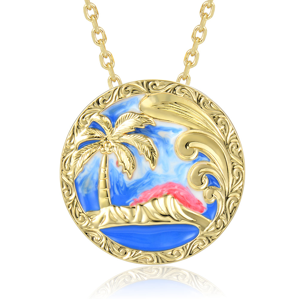 Island Icon Pendant - Plain - 0019
