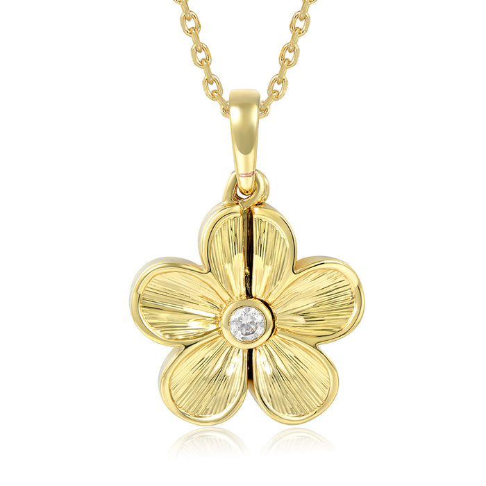 Island Floral Pendant - Plain - 0020
