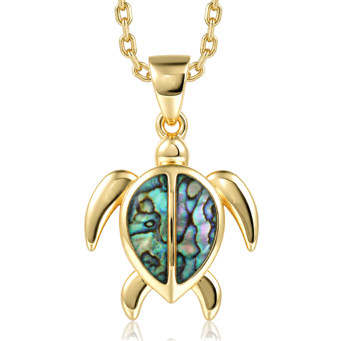 Honu Pendant - Abalone - 0032