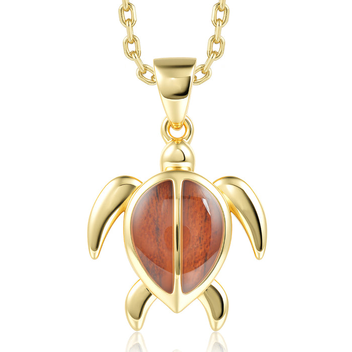 Honu Pendant - Wood - 0032