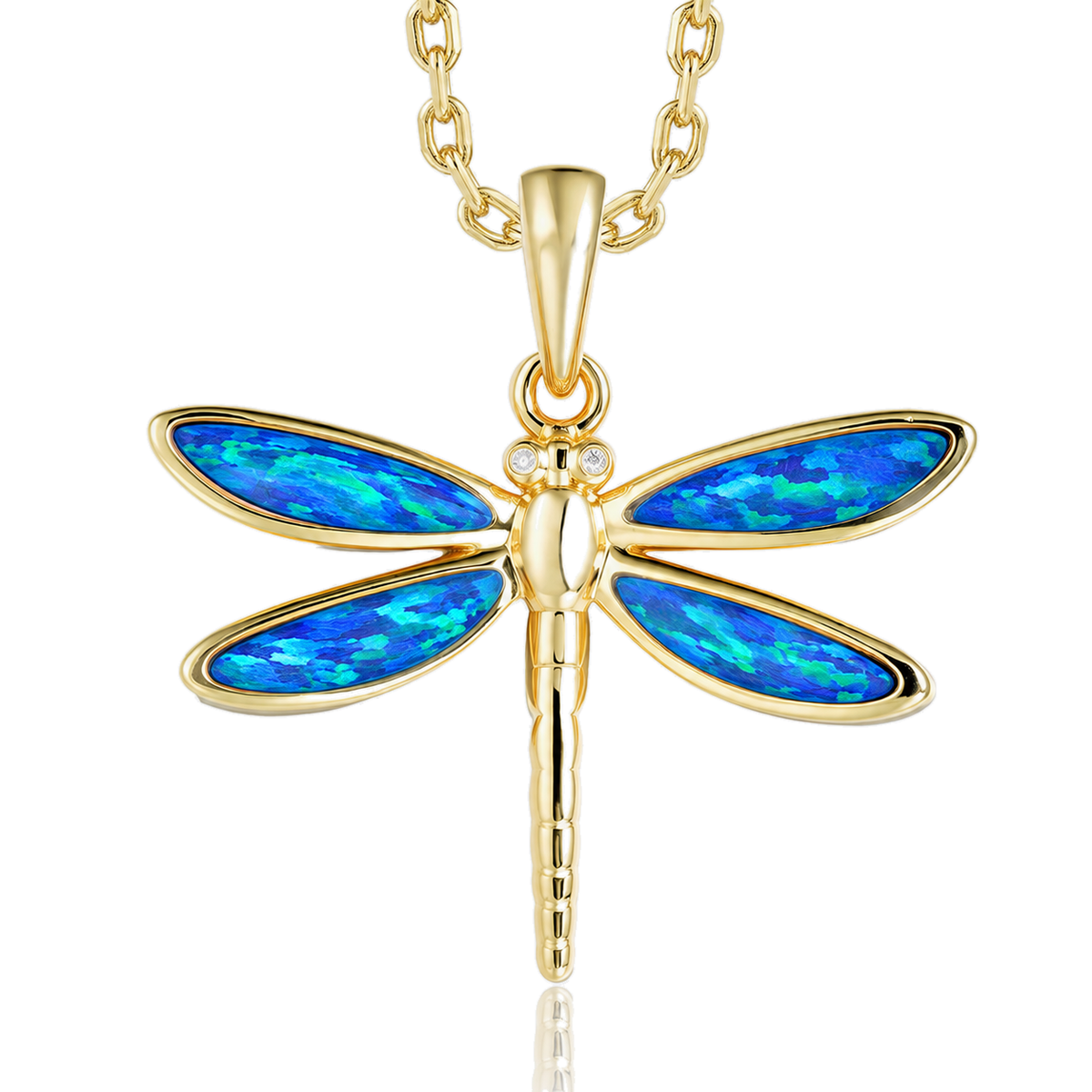Nature Pendant - Blue Opal - 0047