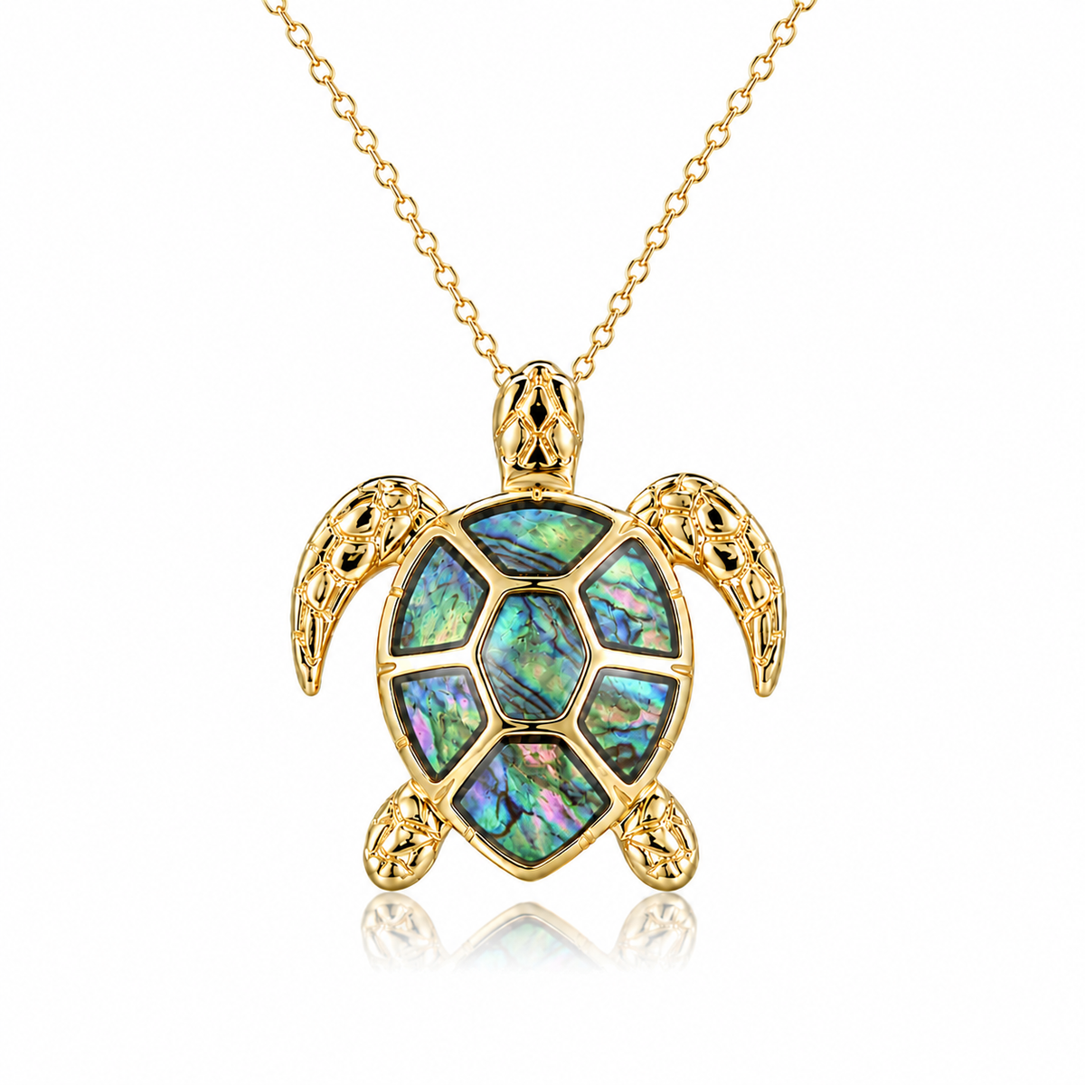 Honu Pendant - Abalone - 0065