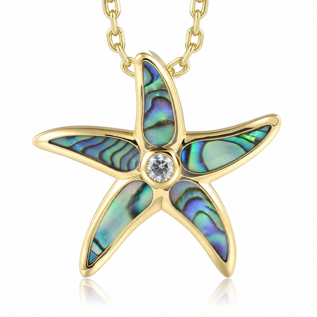 Ocean Pendant - Abalone - 0090