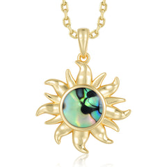 Statement Pendant - Abalone - 0094