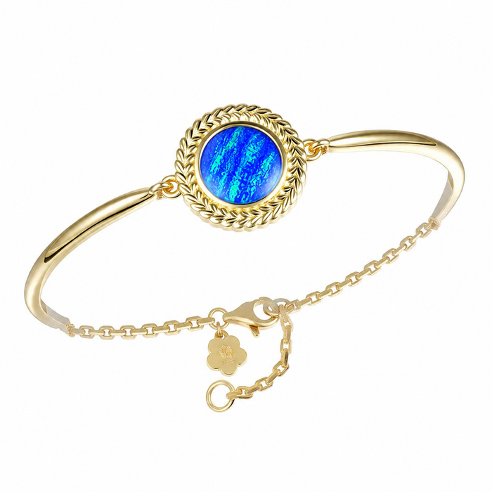 Island Icon Bracelet - Blue Opal - 0039