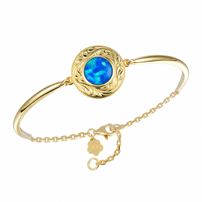 Island Icon Bracelet - Blue Opal - 0074