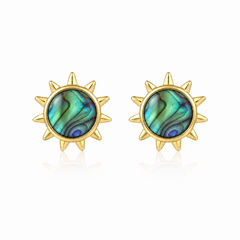 Statement Earrings - Abalone - 0053