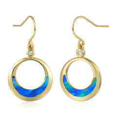 Everyday Earrings - Blue Opal - 0066