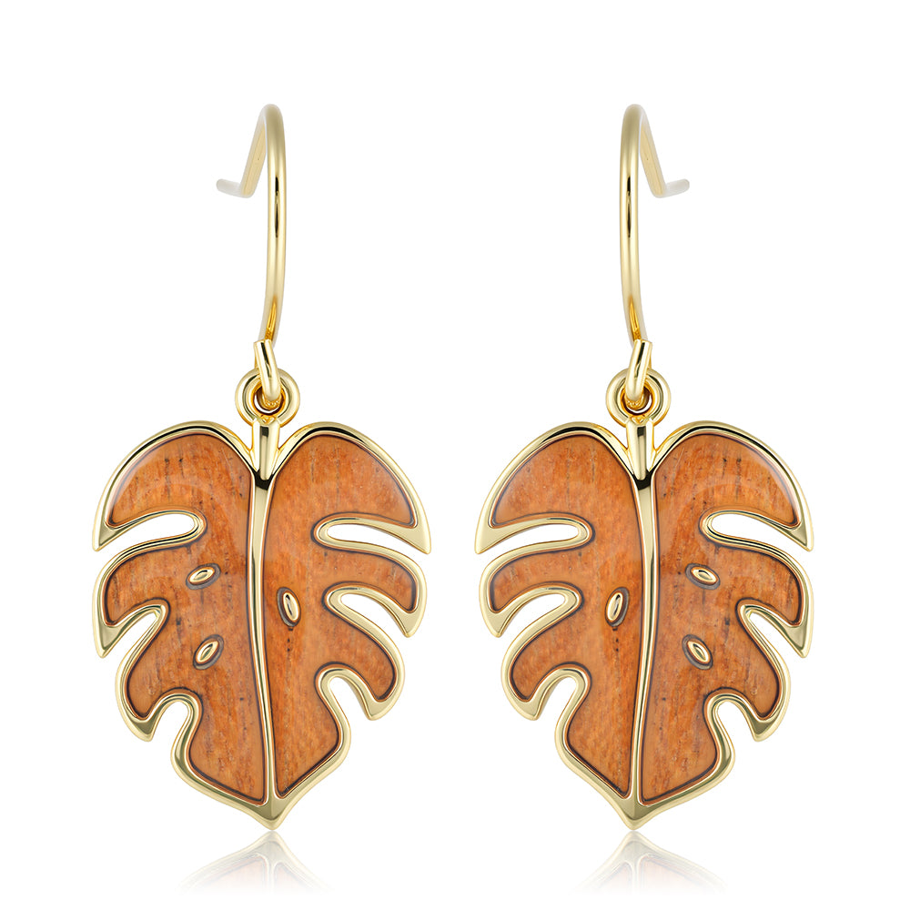 Nature Earrings - Wood - 0081