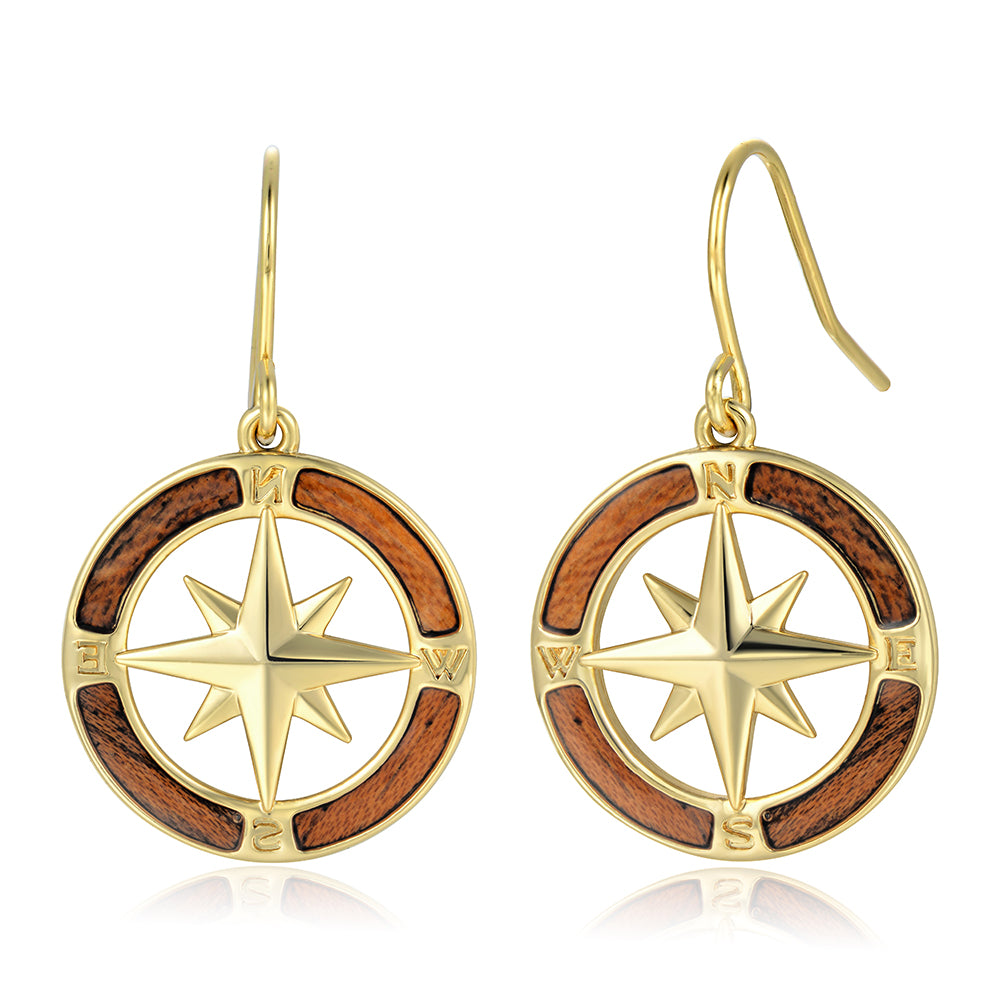 Statement Earrings - Wood - 0088