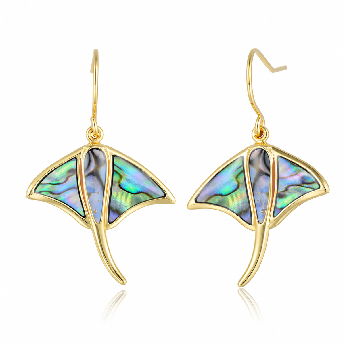 Ocean Earrings - Abalone - 0093