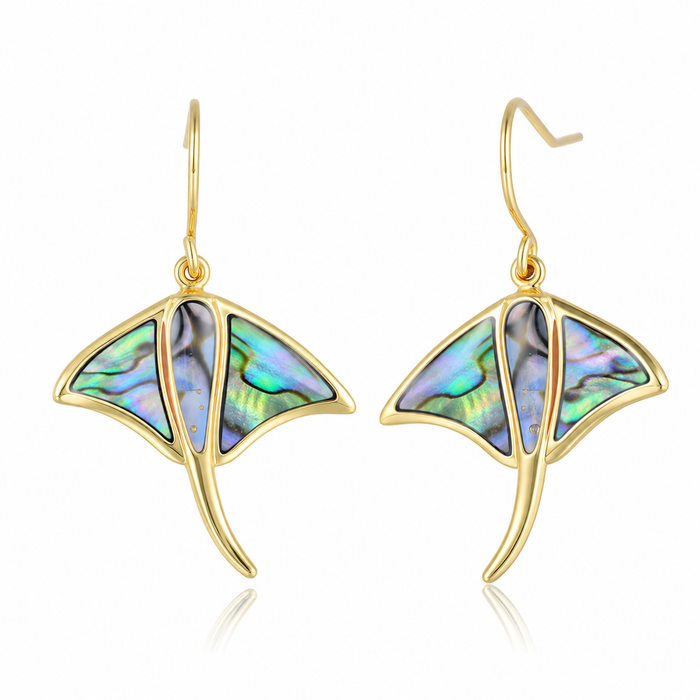Ocean Earrings - Abalone - 0093