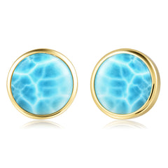 Everyday Earrings - Larimar · Size 10 - 0098-10