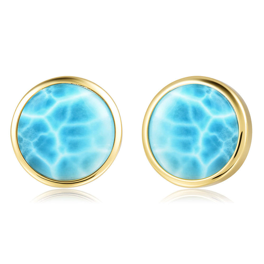 Everyday Earrings - Larimar · Size 10 - 0098-10