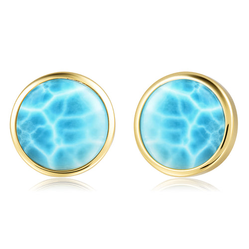 Everyday Earrings - Larimar · Size 10 - 0098-10