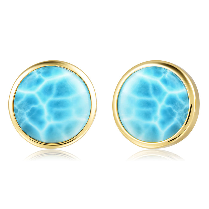 Everyday Earrings - Larimar · Size 10 - 0098-10