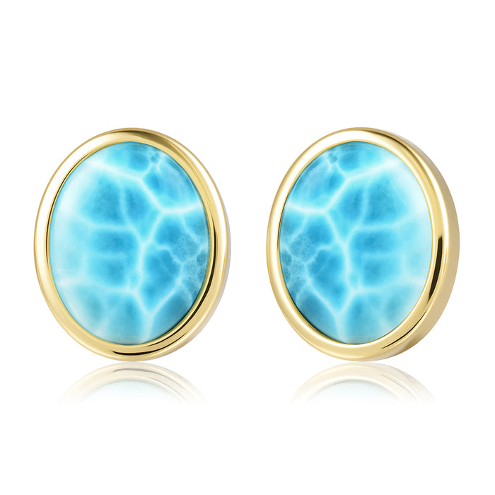 Everyday Earrings - Larimar - 0111
