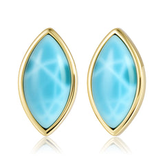 Everyday Earrings - Larimar - 0121