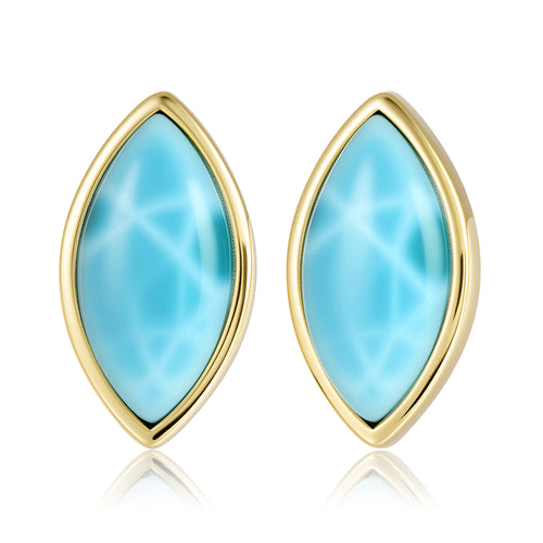 Everyday Earrings - Larimar - 0121
