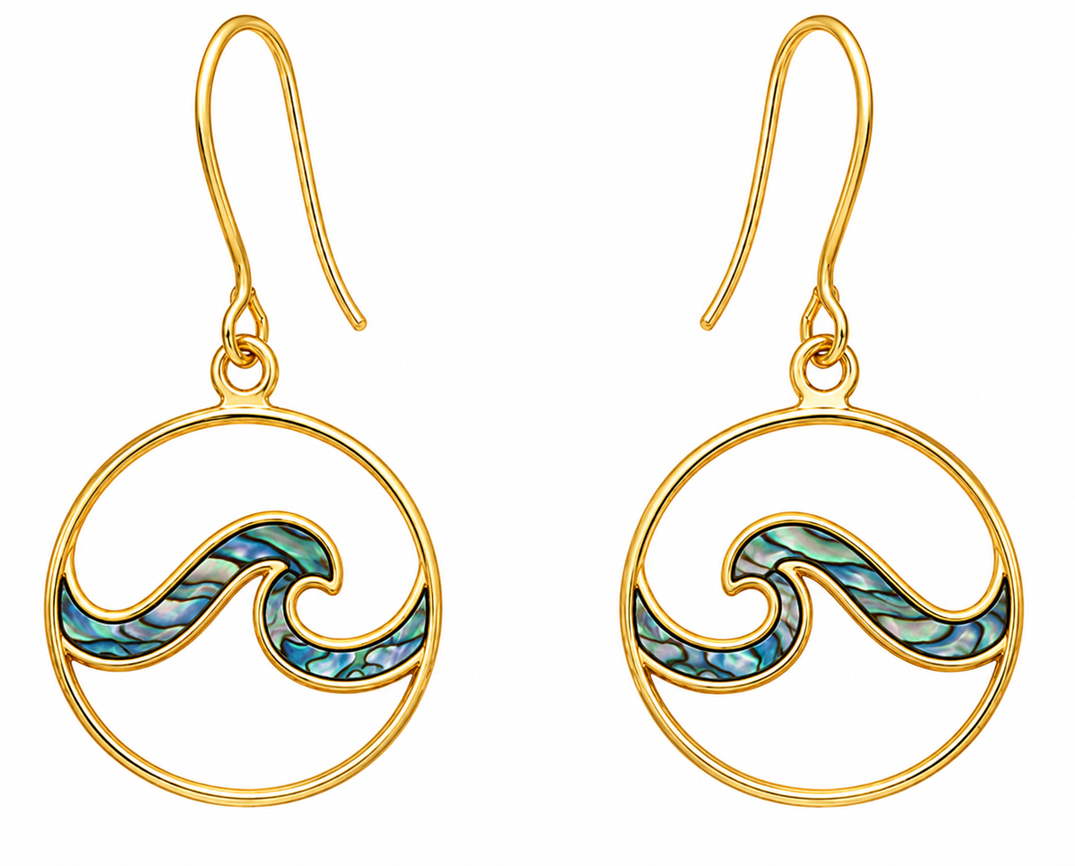 Ocean Earrings - Abalone - 0130