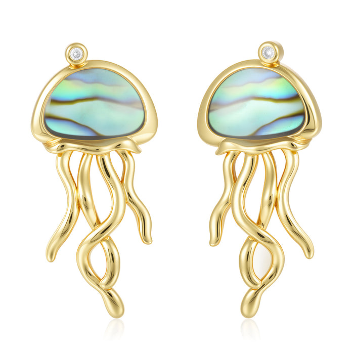 Ocean Earrings - Abalone - 0134