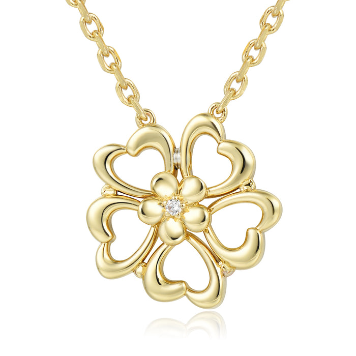 Island Floral Necklace - Plain - 0009