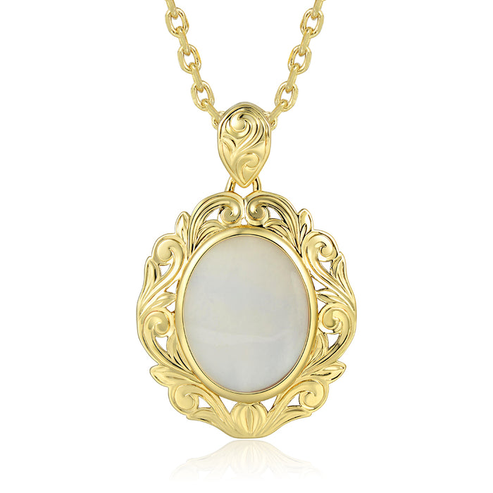 Everyday Pendant - White MOP - 0001