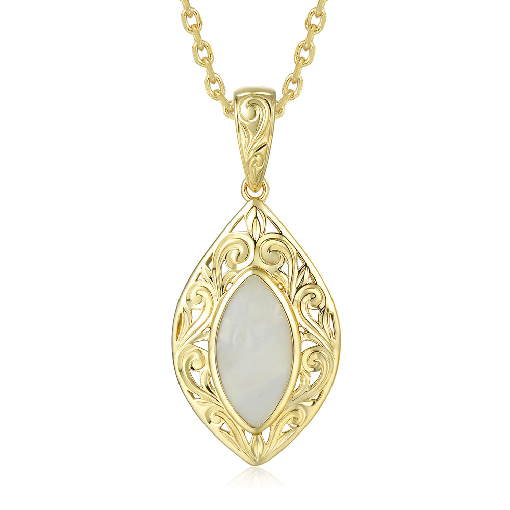 Everyday Pendant - White MOP - 0002