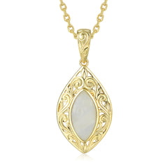Everyday Pendant - White MOP - 0002