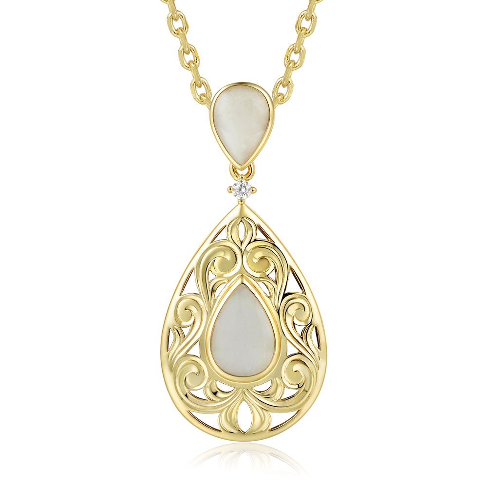 Everyday Pendant - White MOP - 0003