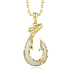 Island Icon Pendant - White MOP - 0007