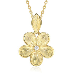 Island Floral Pendant - Plain - 0018