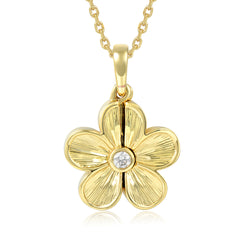 Island Floral Pendant - Plain - 0020