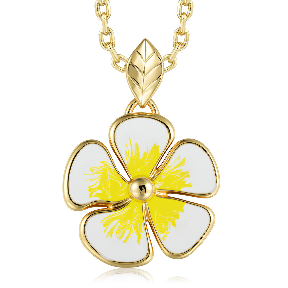 Island Floral Pendant - Plain - 0026
