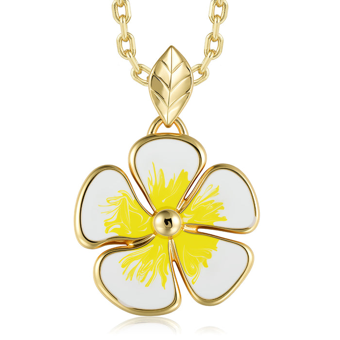 Island Floral Pendant - Plain - 0026