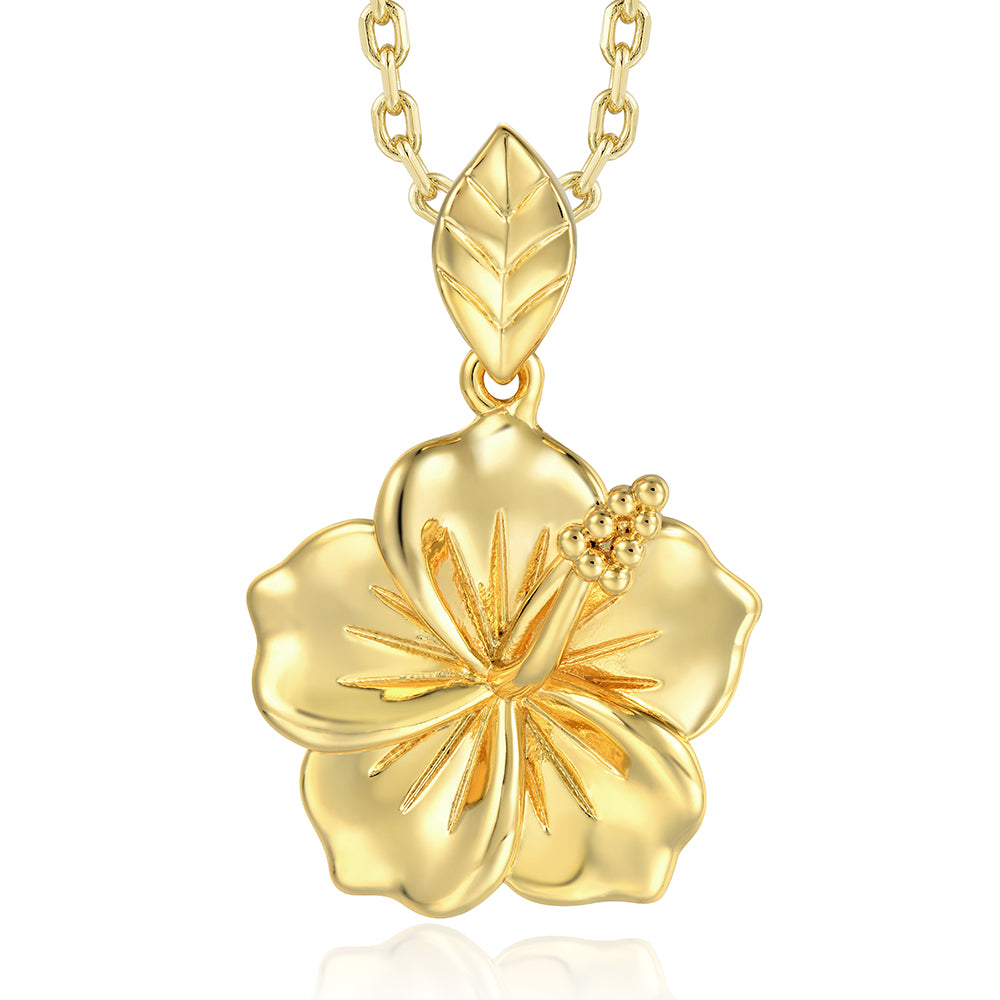 Island Floral Pendant - Plain - 0027