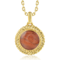 Island Icon Pendant - Wood - 0039