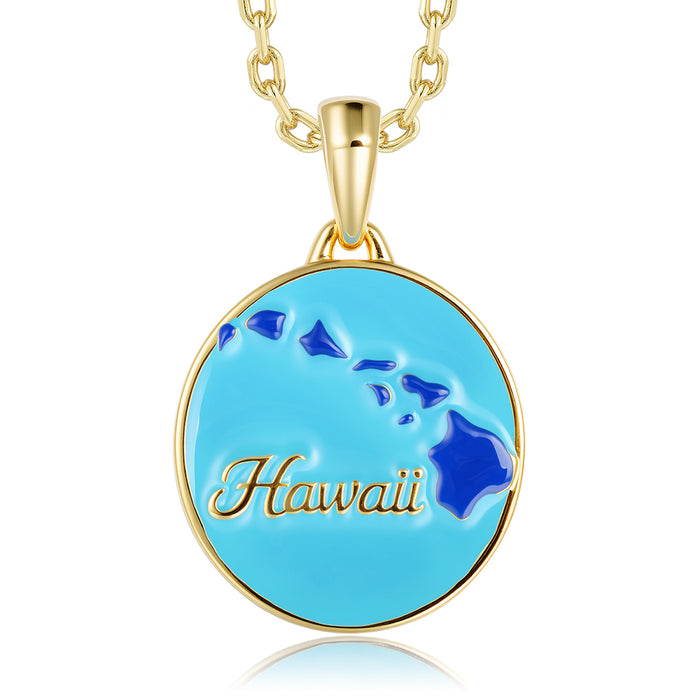 Island Icon Pendant - Plain - 0041