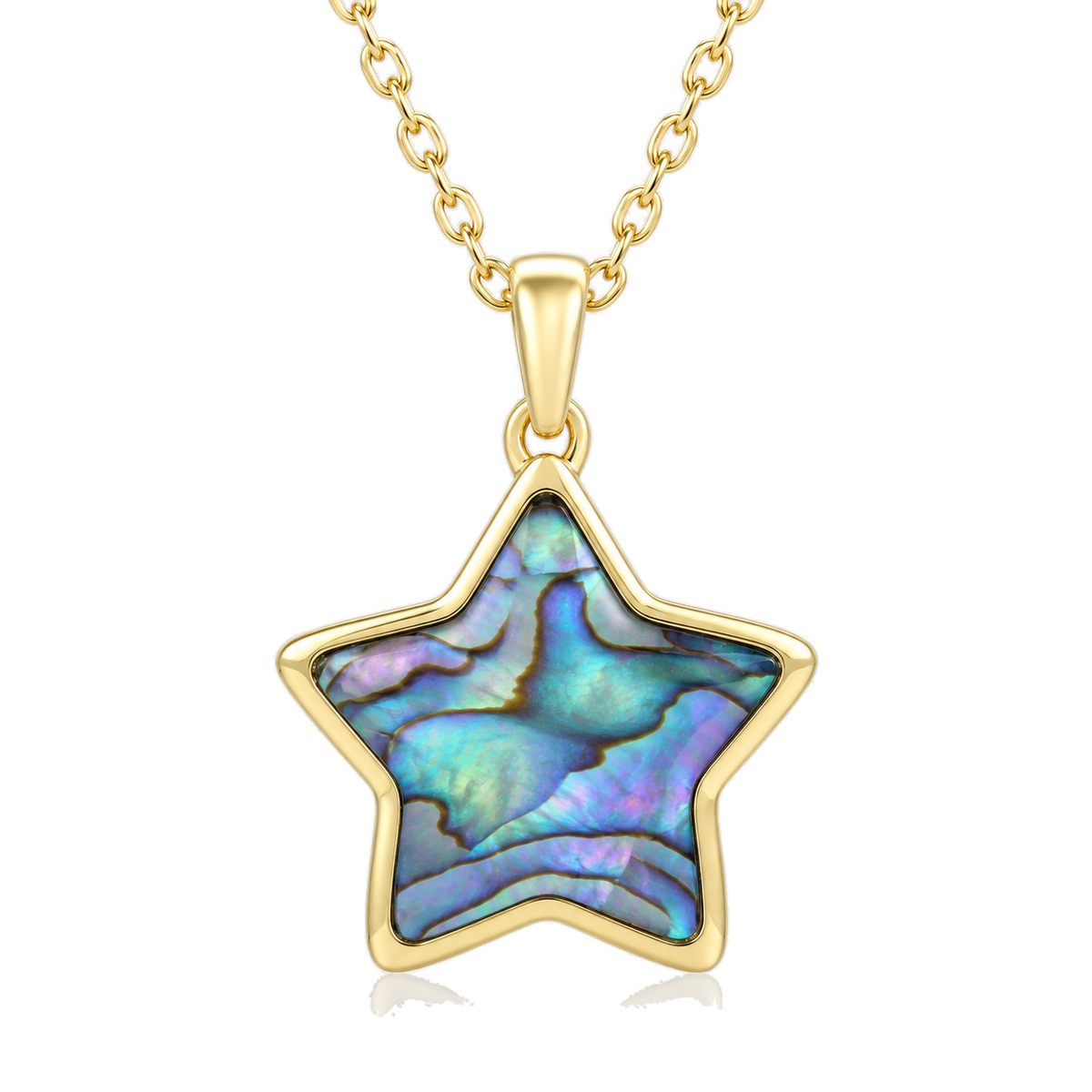 Statement Pendant - Abalone - 0048