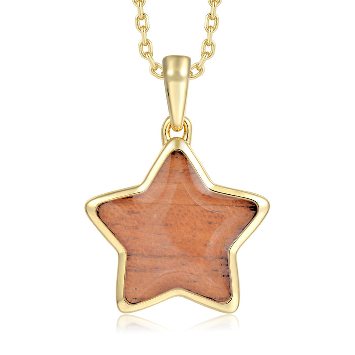 Statement Pendant - Wood - 0048