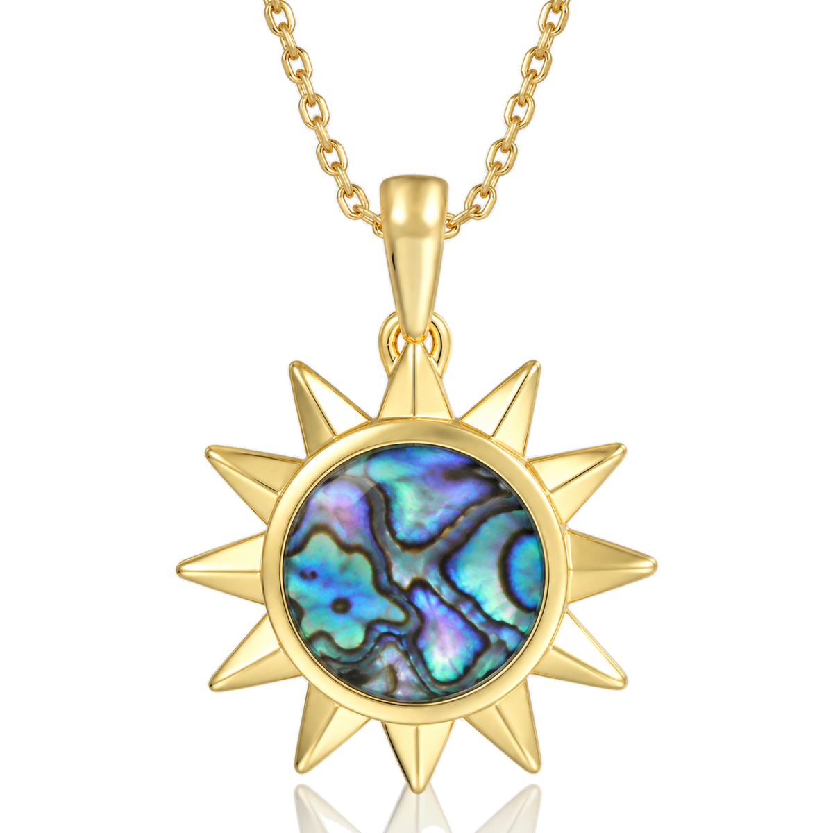 Statement Pendant - Abalone - 0053
